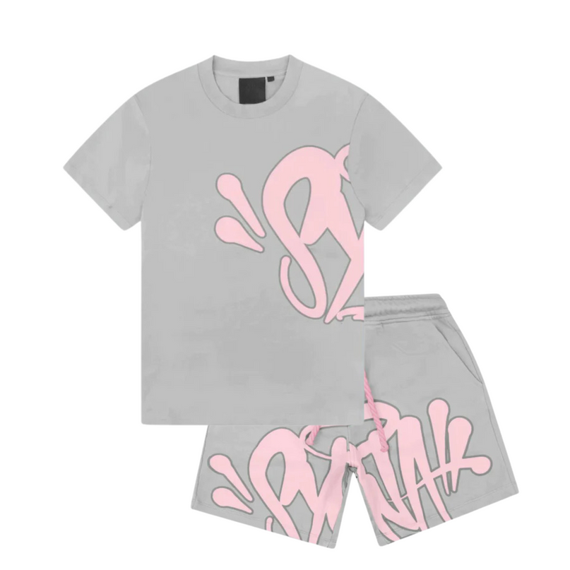 Syna World Logo Twinset Grey Pink