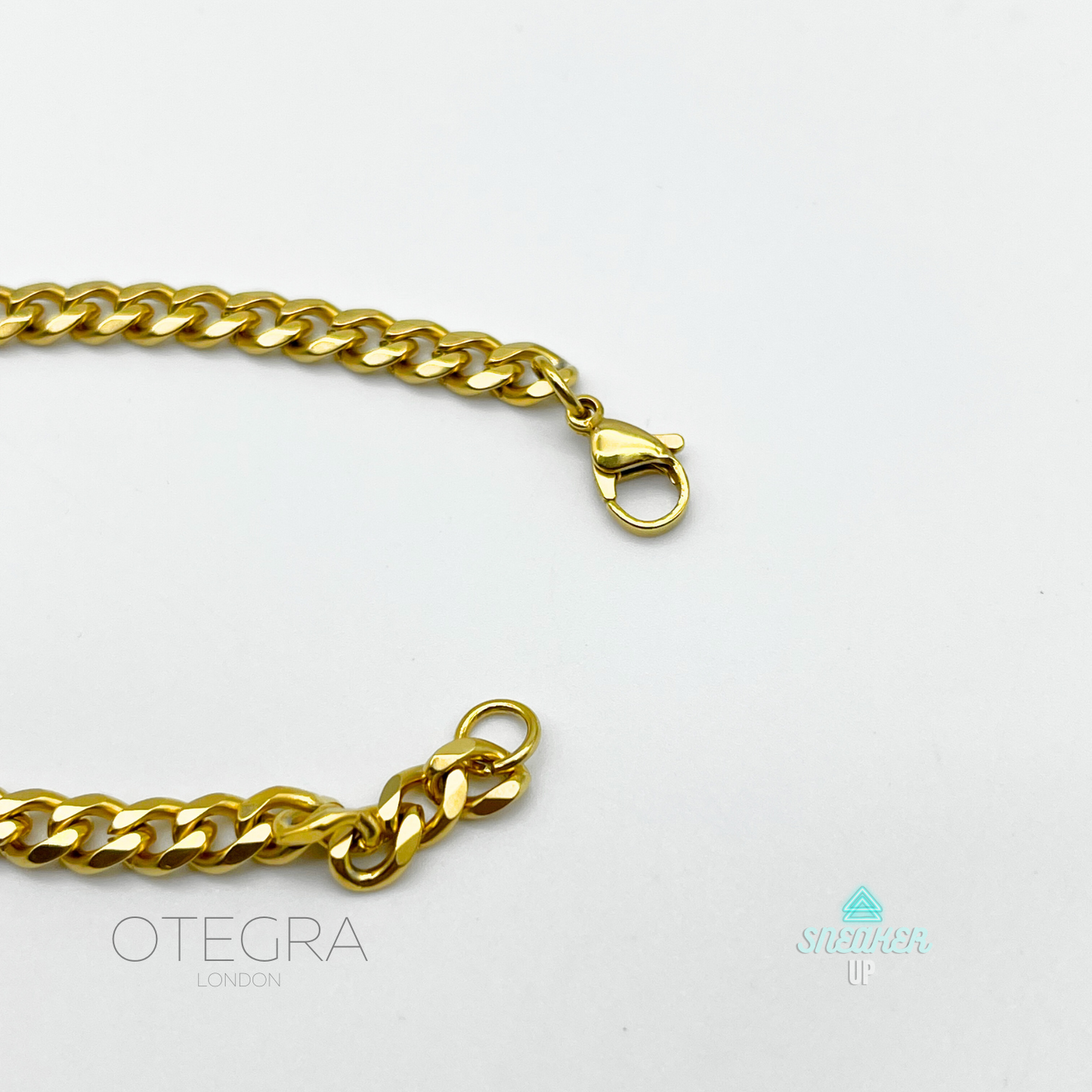 5mm Curb Gold Cuban Bracelet - OTEGRA London