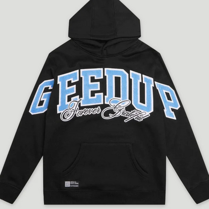 Geedup Blue Boy Black Hoodie