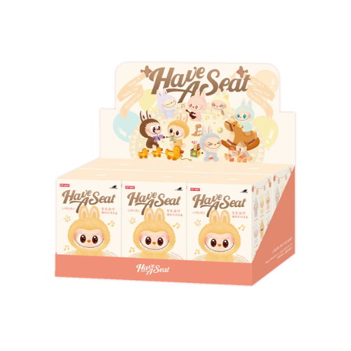 Labubu Pop Mart The Monsters Have A Seat Series - Vinyl Plush Pendant Sealed Case (6 Blind Boxes)
