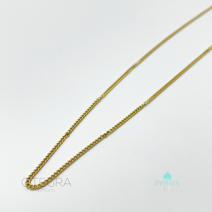 OTEGRA London 2.5mm Gold Chain Necklace