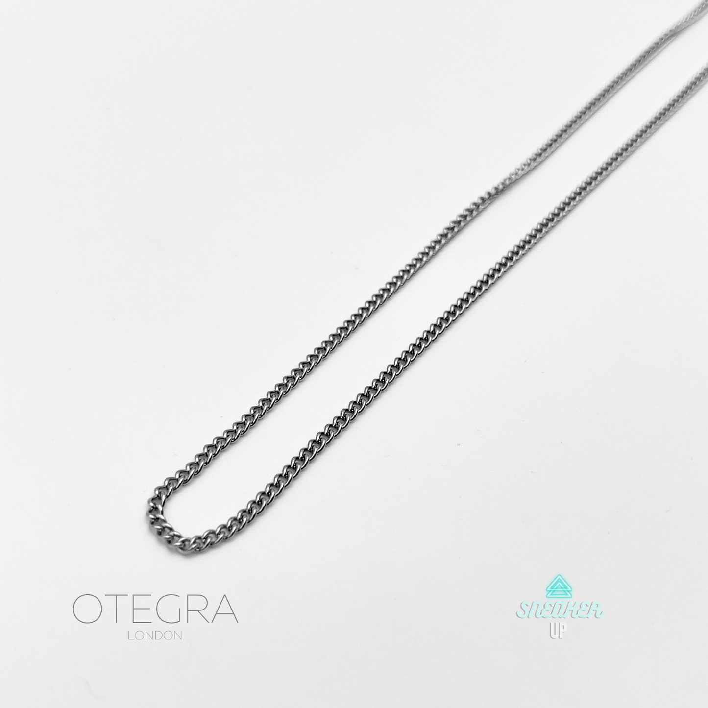 OTEGRA London 2.5mm Silver Chain Necklace