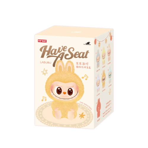 Labubu Pop Mart The Monsters Have a Seat Series - Vinyl Face Plush Pendant (Blind Box)