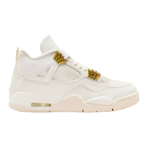 Nike Air Jordan 4 Retro Metallic Gold Women's