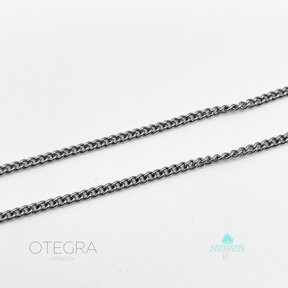 OTEGRA London 2.5mm Silver Chain Necklace