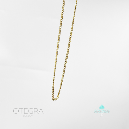 OTEGRA London 2.5mm Gold Chain Necklace