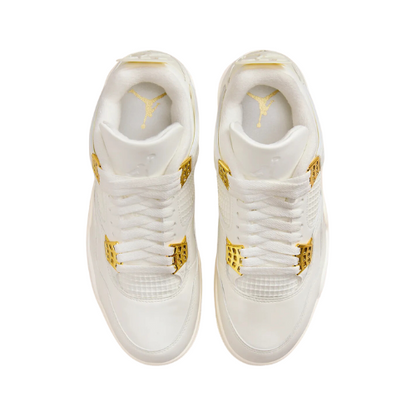 Nike Air Jordan 4 Retro Metallic Gold Women's