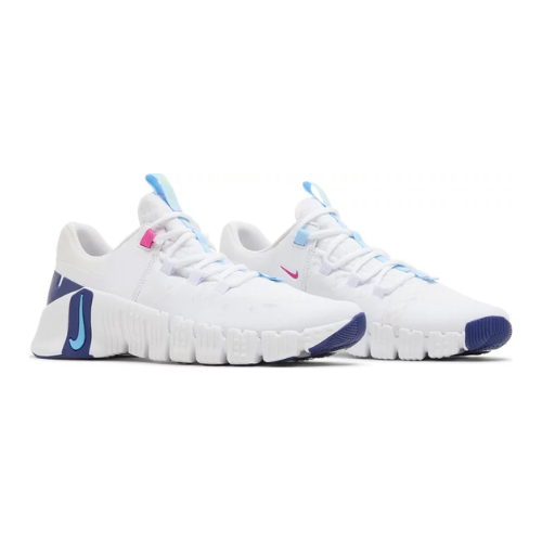 Nike Metcon 5 White Aquarius Blue Women's