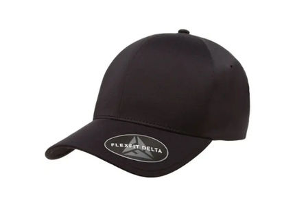 FLEXFIT Delta Cap (Black)