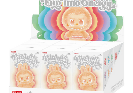 Pop Mart V3 The Monsters Labubu Big into Energy Series - Vinyl Plush Pendant Sealed Case (6 Blind Boxes)