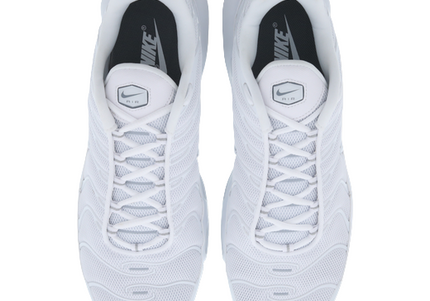 Nike Air Max Plus TN Triple White Casper Men's