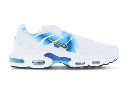 Nike Air Max Plus TN White Blue Yellow Men's