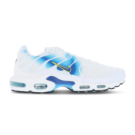 Nike Air Max Plus TN White Blue Yellow Men's