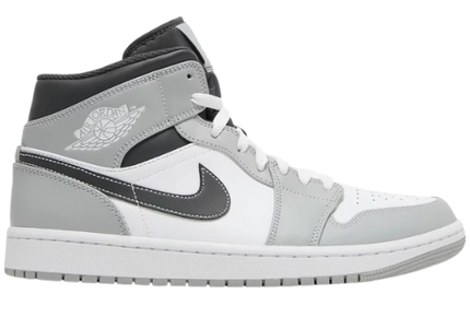 Air Jordan 1 Mid Light Smoke Grey Men's