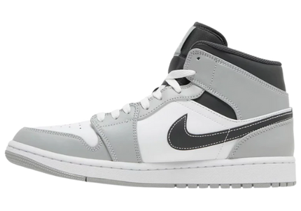 Air Jordan 1 Mid Light Smoke Grey Men's