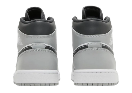 Air Jordan 1 Mid Light Smoke Grey Men's