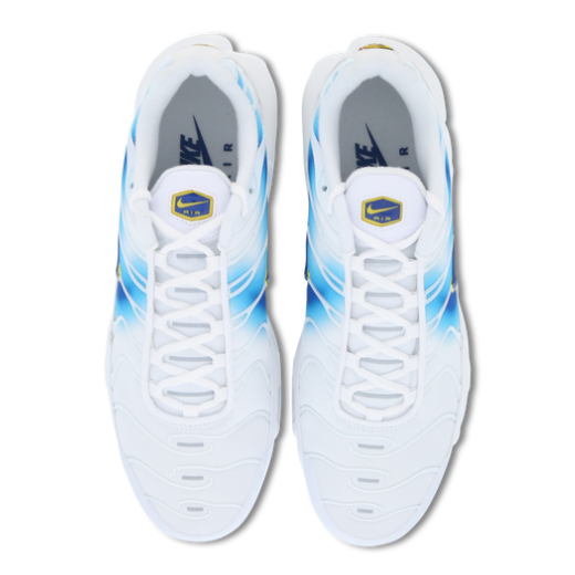 Nike Air Max Plus TN White Blue Yellow Men's