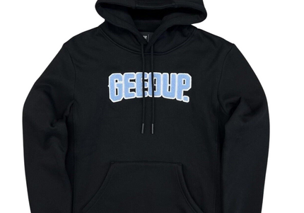 Geedup Play For Keeps Black Baby Blue Hoodie