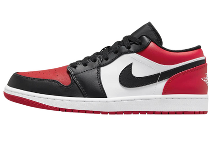 Nike Air Jordan 1 Low Bred Toe Men's