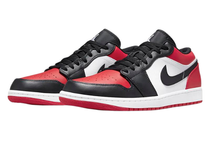 Nike Air Jordan 1 Low Bred Toe Men's