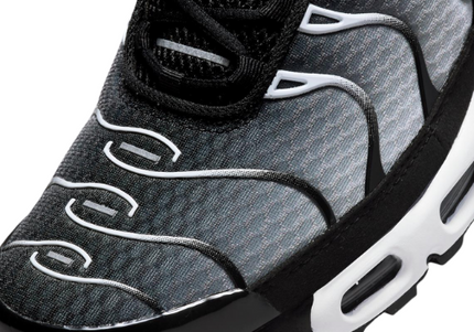 Nike Air Max Plus TN Black Metallic Silver Men's